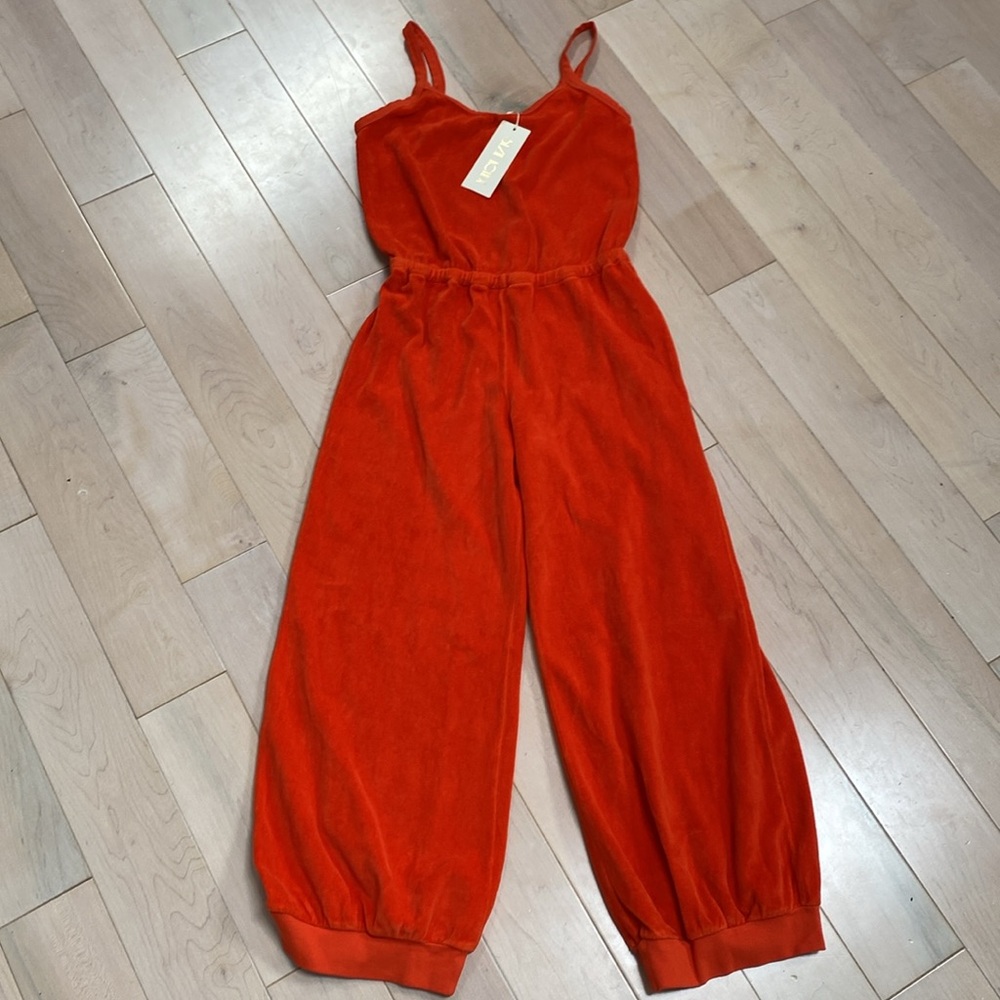 Suzie Kondi Clemente Giorgi velour harem jumpsuit - Picture 5 of 12